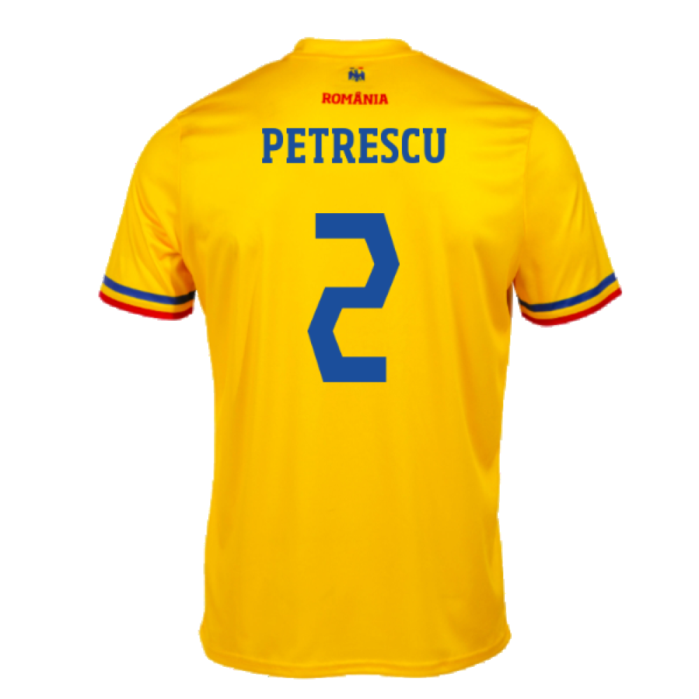 2024-2025 Romania Home Supporters Shirt (Kids) (Petrescu 2)