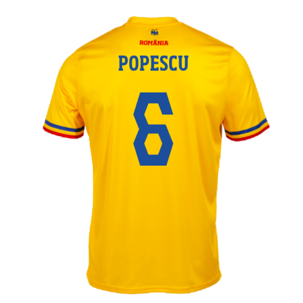 2024-2025 Romania Home Supporters Shirt (Kids) (Popescu 6)