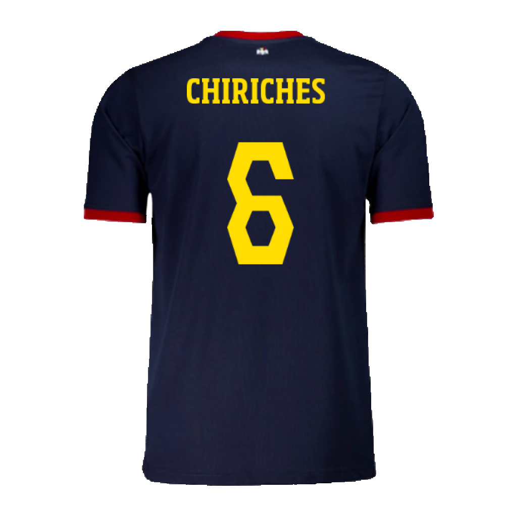 2024-2025 Romania Presentation S/S T-shirt (Navy) (Chiriches 6)