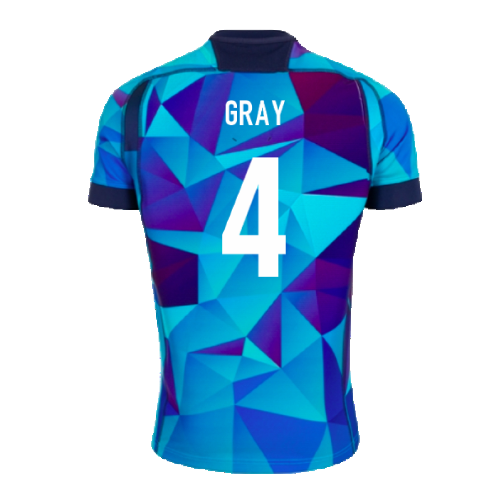 2024-2025 Scotland Rugby Training Jersey (Blue) (Gray 4)