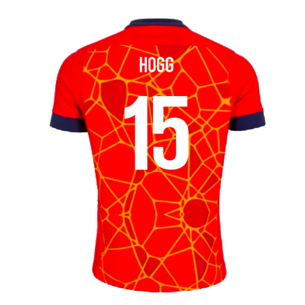 2024-2025 Scotland Rugby Training Jersey (Red) (Hogg 15)