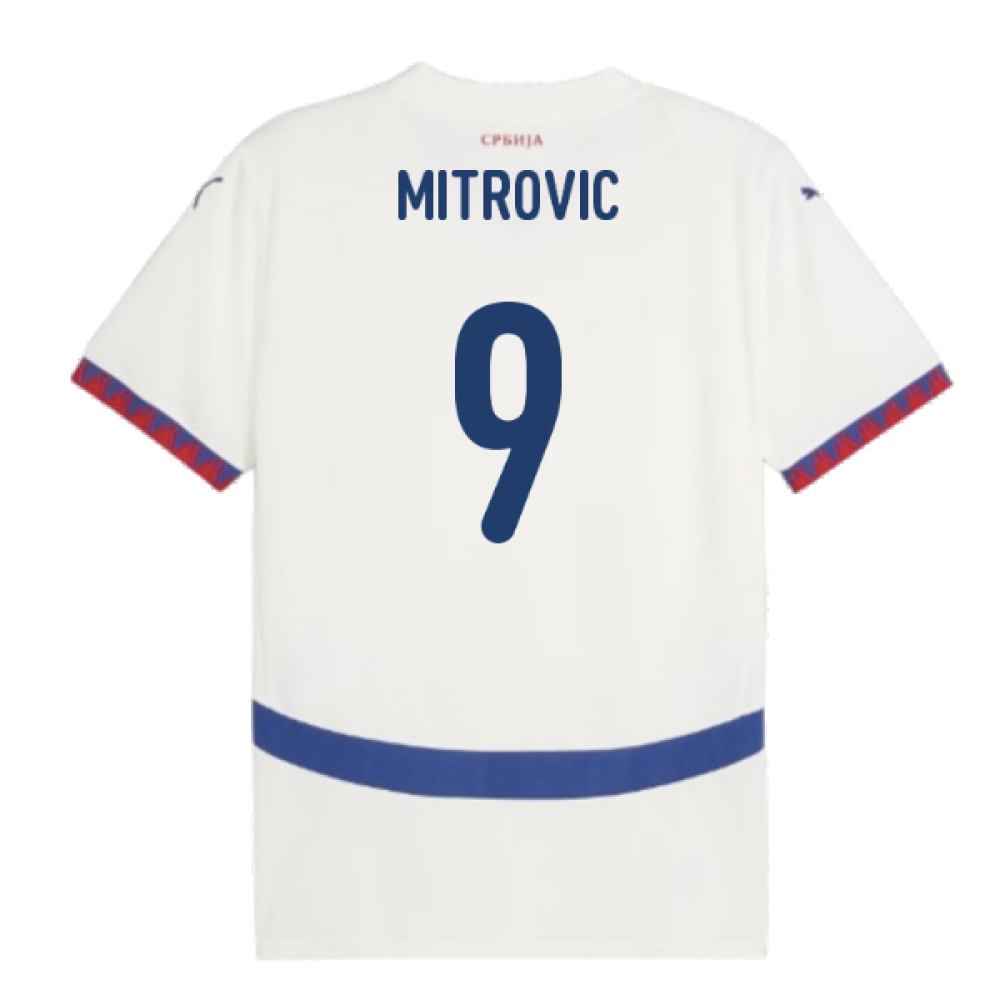 2024-2025 Serbia Away Shirt (Mitrovic 9)