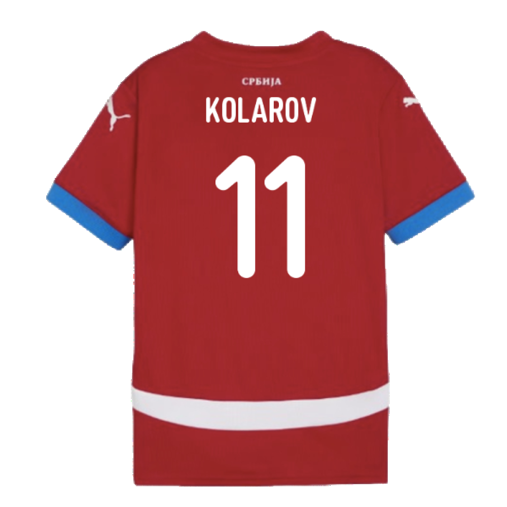 2024-2025 Serbia Home Shirt (Kids) (Kolarov 11)