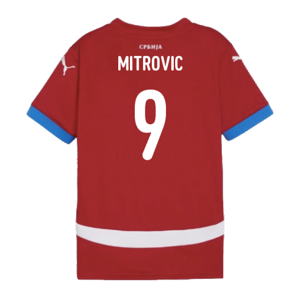 2024-2025 Serbia Home Shirt (Kids) (Mitrovic 9)