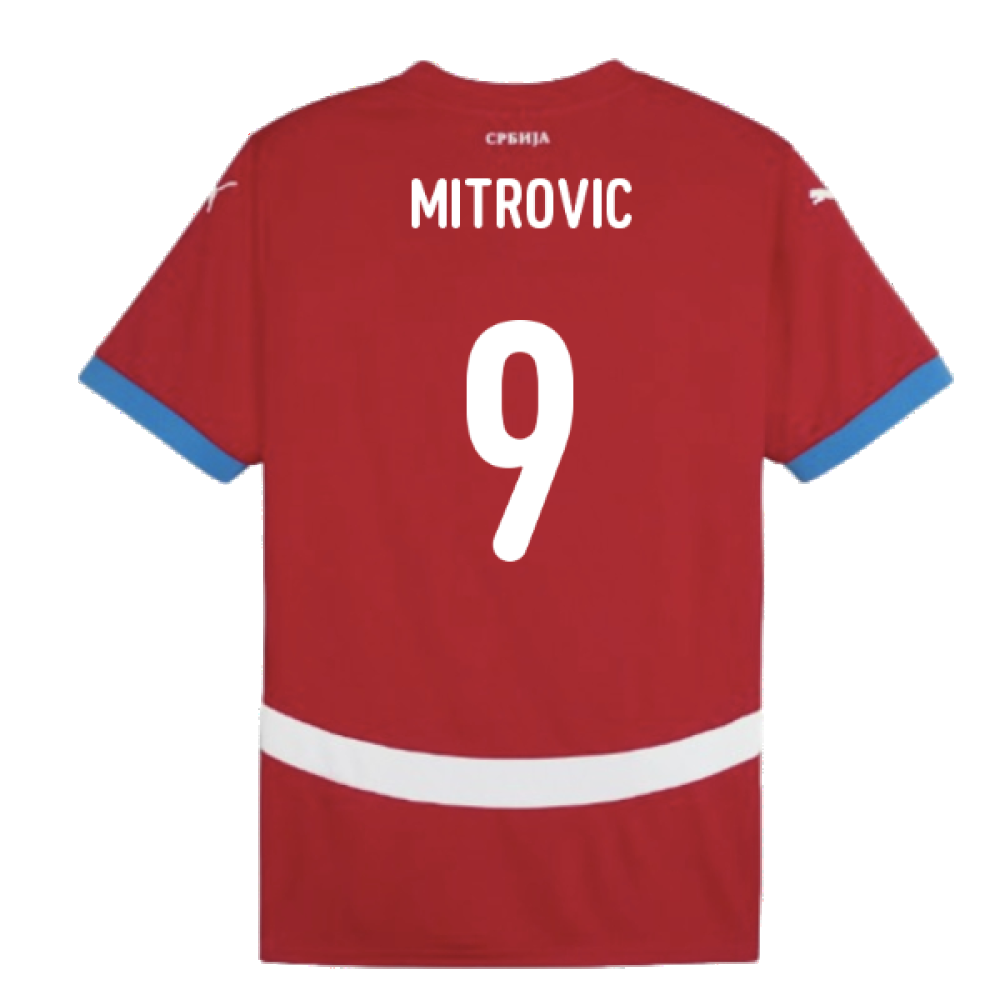 2024-2025 Serbia Home Shirt (Mitrovic 9)