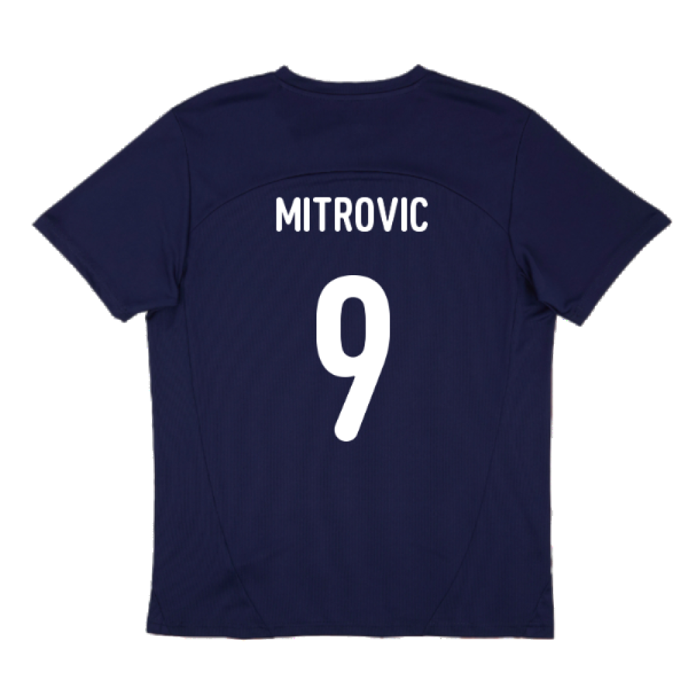 2024-2025 Serbia Training Jersey (Navy) (Mitrovic 9)