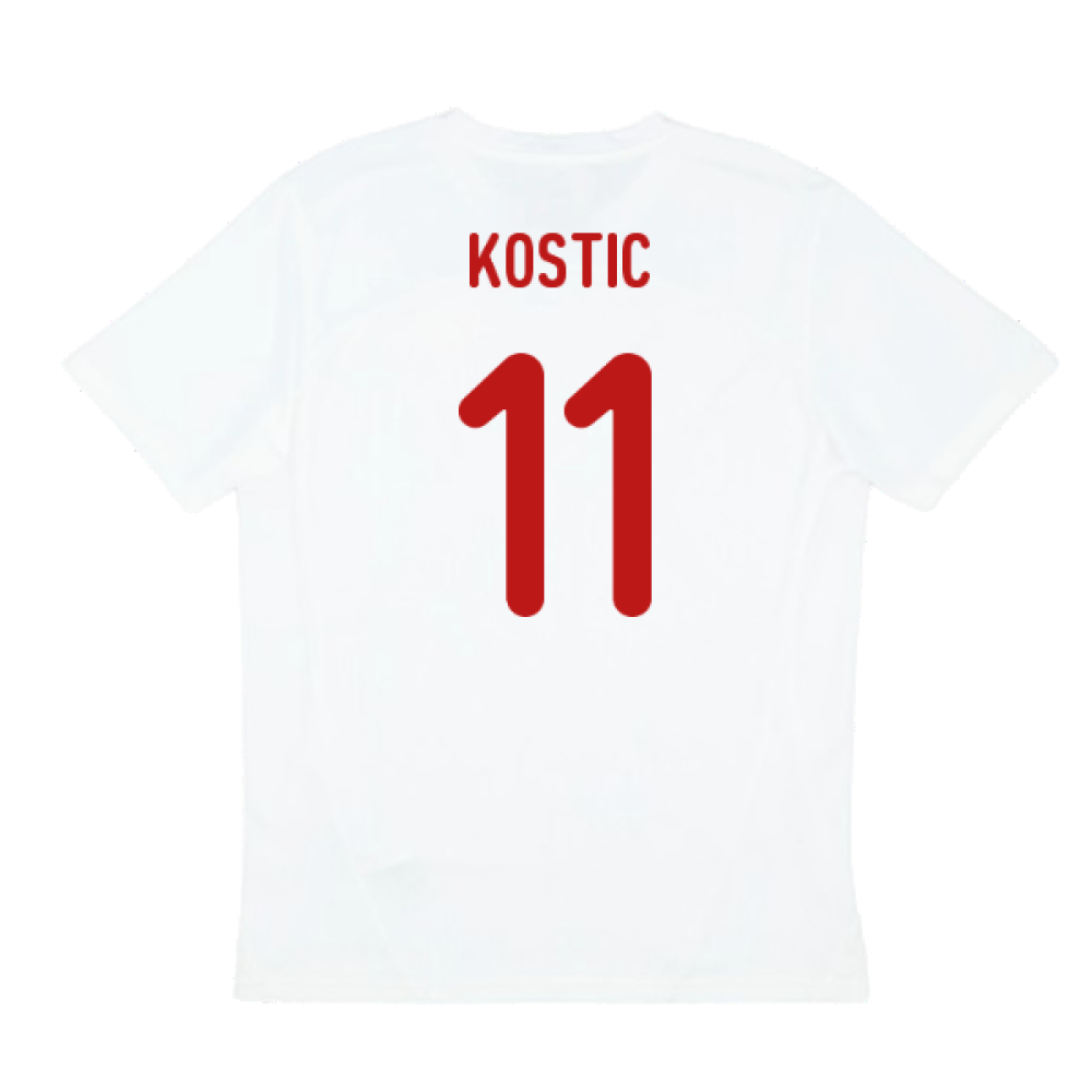 2024-2025 Serbia Training Jersey (White) (Kostic 11)