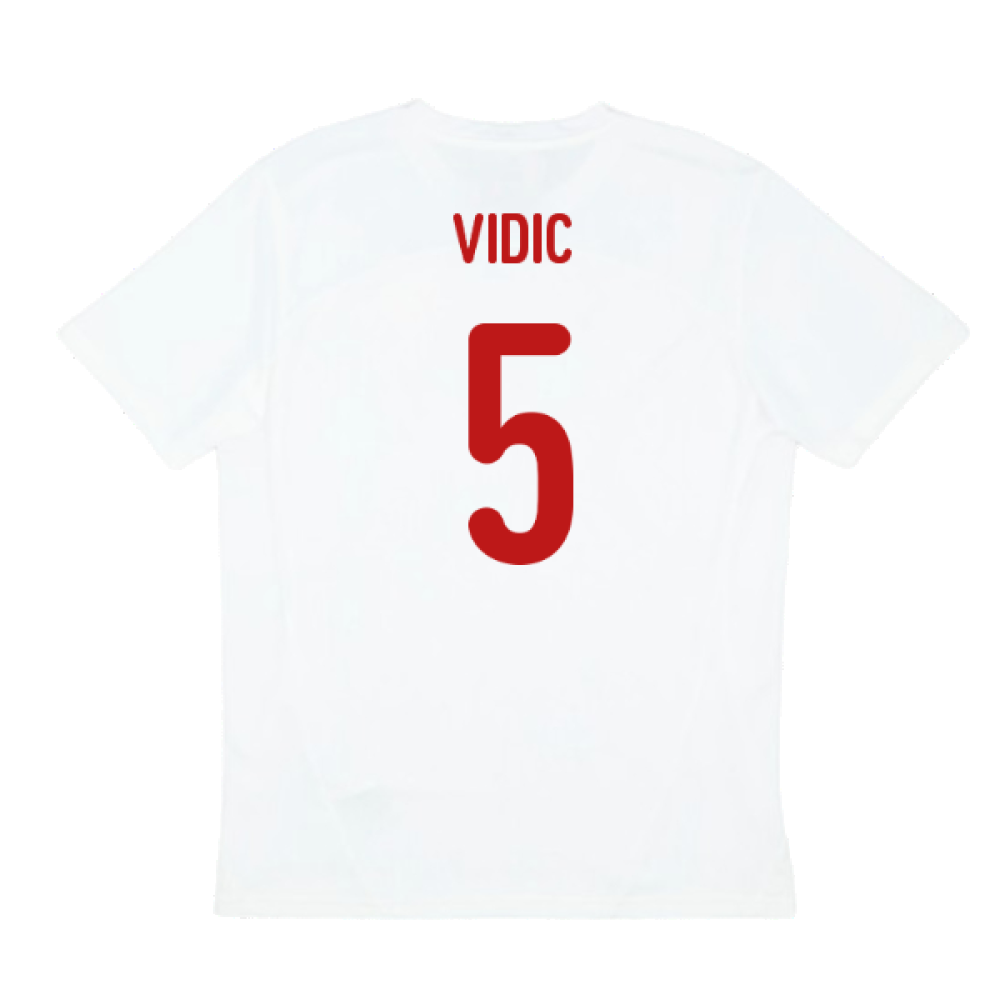 2024-2025 Serbia Training Jersey (White) (Vidic 5)