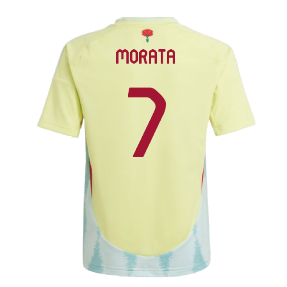 2024-2025 Spain Away Shirt (Kids) (Morata 7)