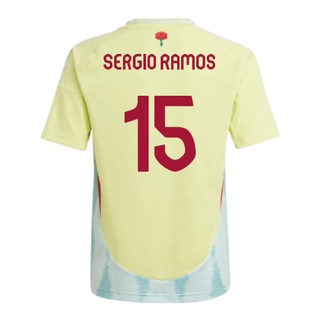 2024-2025 Spain Away Shirt (Kids) (Sergio Ramos 15)