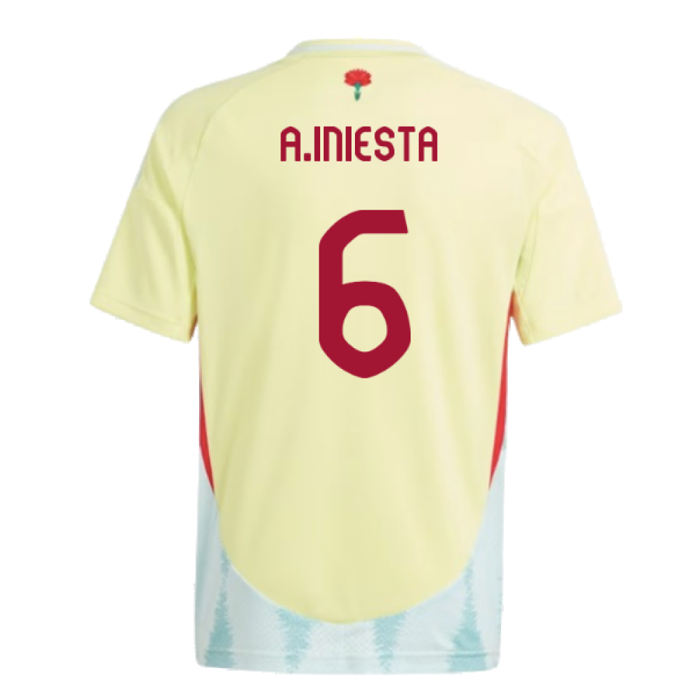 2024-2025 Spain Away Youth Kit (A.Iniesta 6)