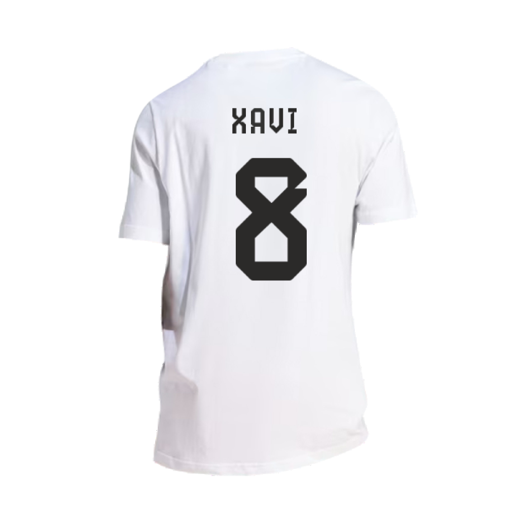 2024-2025 Spain DNA Graphic Tee (White) (Xavi 8)