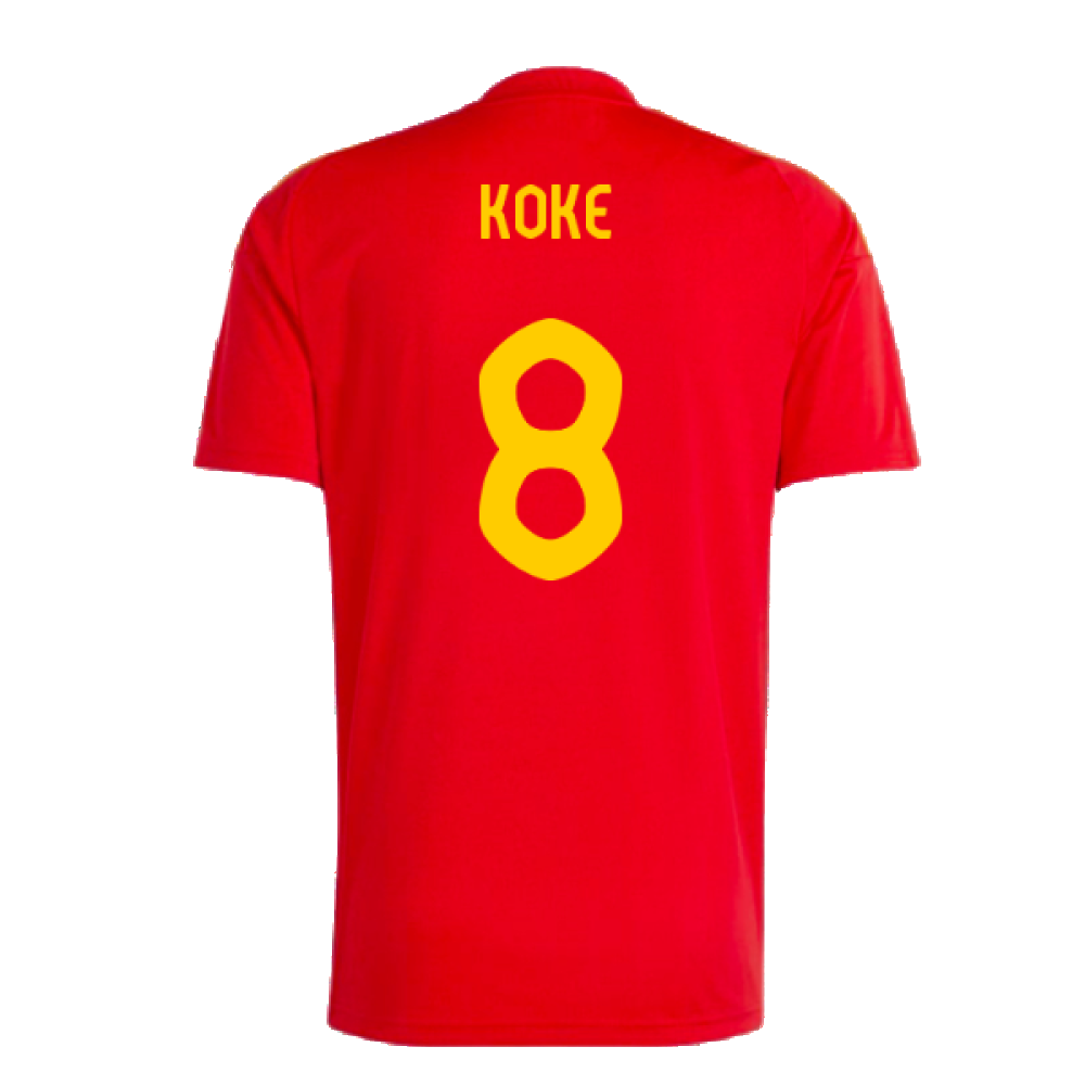 2024-2025 Spain Home Fan Jersey (Koke 8)