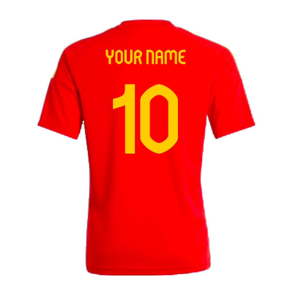 2024-2025 Spain Home Fan Shirt (Kids) (Your Name)