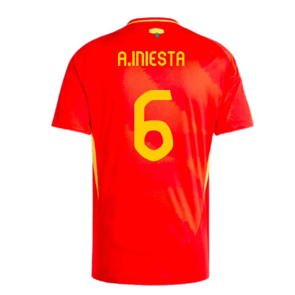 2024-2025 Spain Home Shirt (A.Iniesta 6)