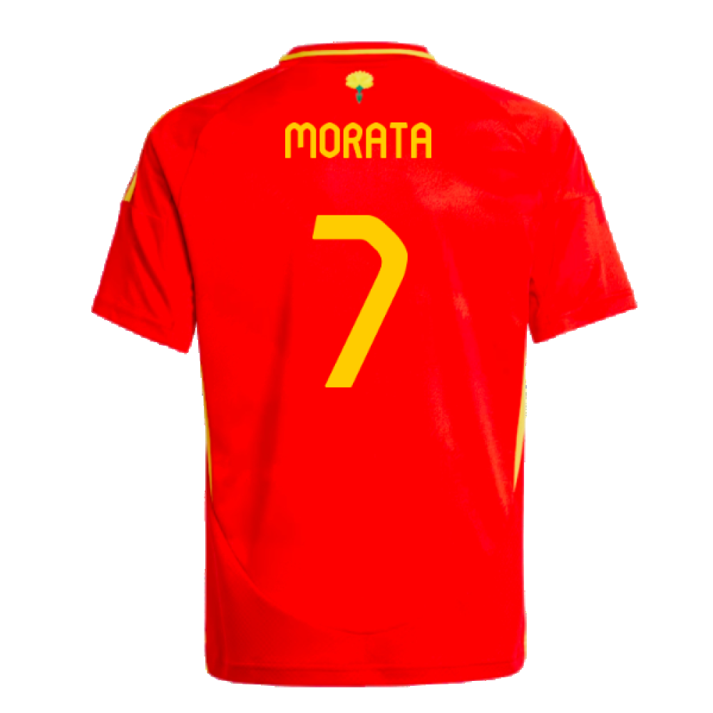 2024-2025 Spain Home Shirt (Kids) (Morata 7)