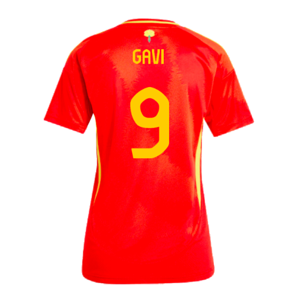 2024-2025 Spain Home Shirt (Ladies) (Gavi 9)