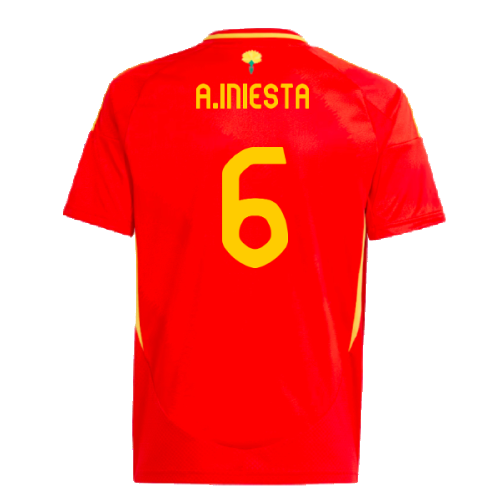 2024-2025 Spain Home Youth Kit (A.Iniesta 6)