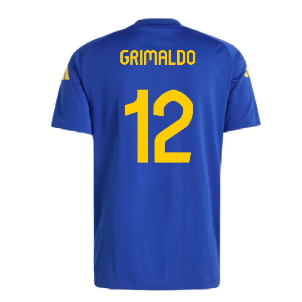 2024-2025 Spain Pre-Match Shirt (Victory Blue) (Grimaldo 12)