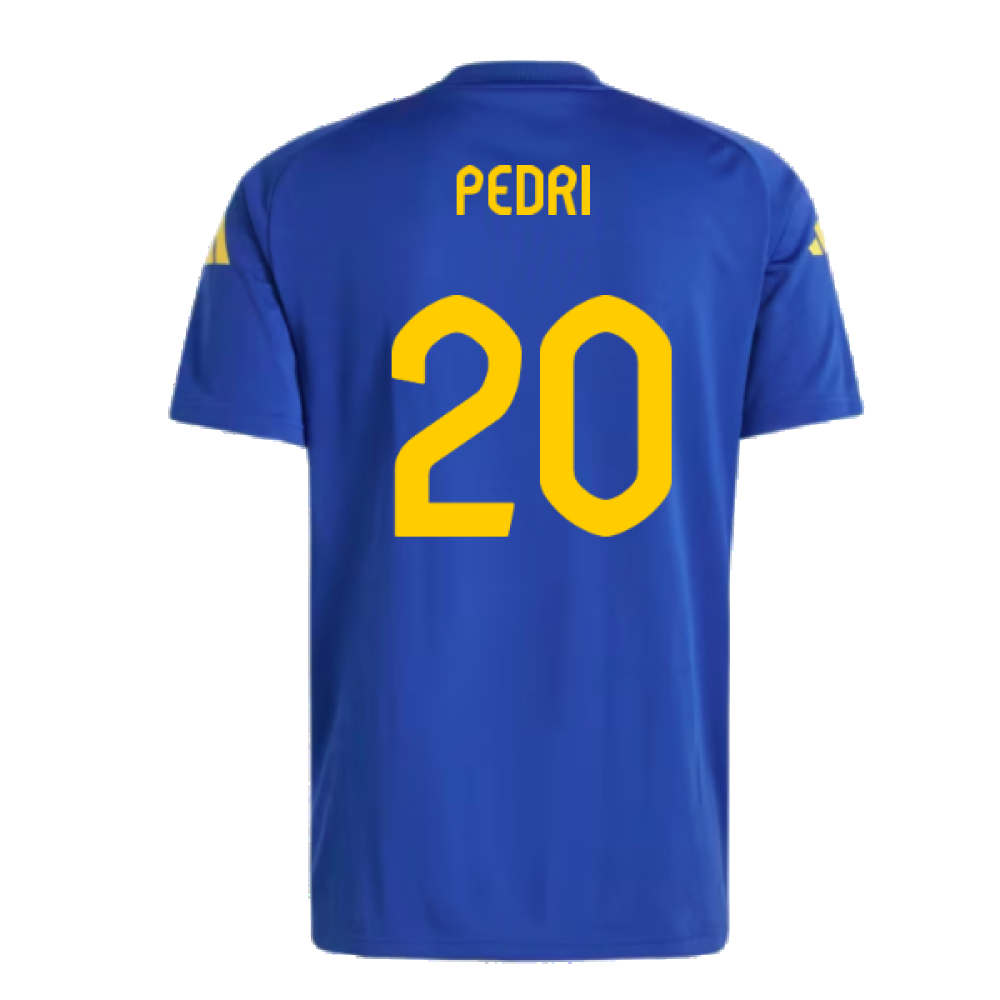 2024-2025 Spain Pre-Match Shirt (Victory Blue) (Pedri 20)