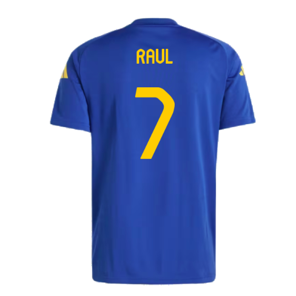 2024-2025 Spain Pre-Match Shirt (Victory Blue) (Raul 7)