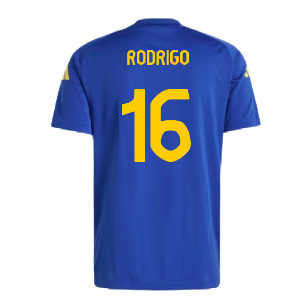 2024-2025 Spain Pre-Match Shirt (Victory Blue) (Rodrigo 16)