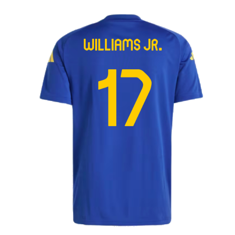 2024-2025 Spain Pre-Match Shirt (Victory Blue) (Williams JR. 17)