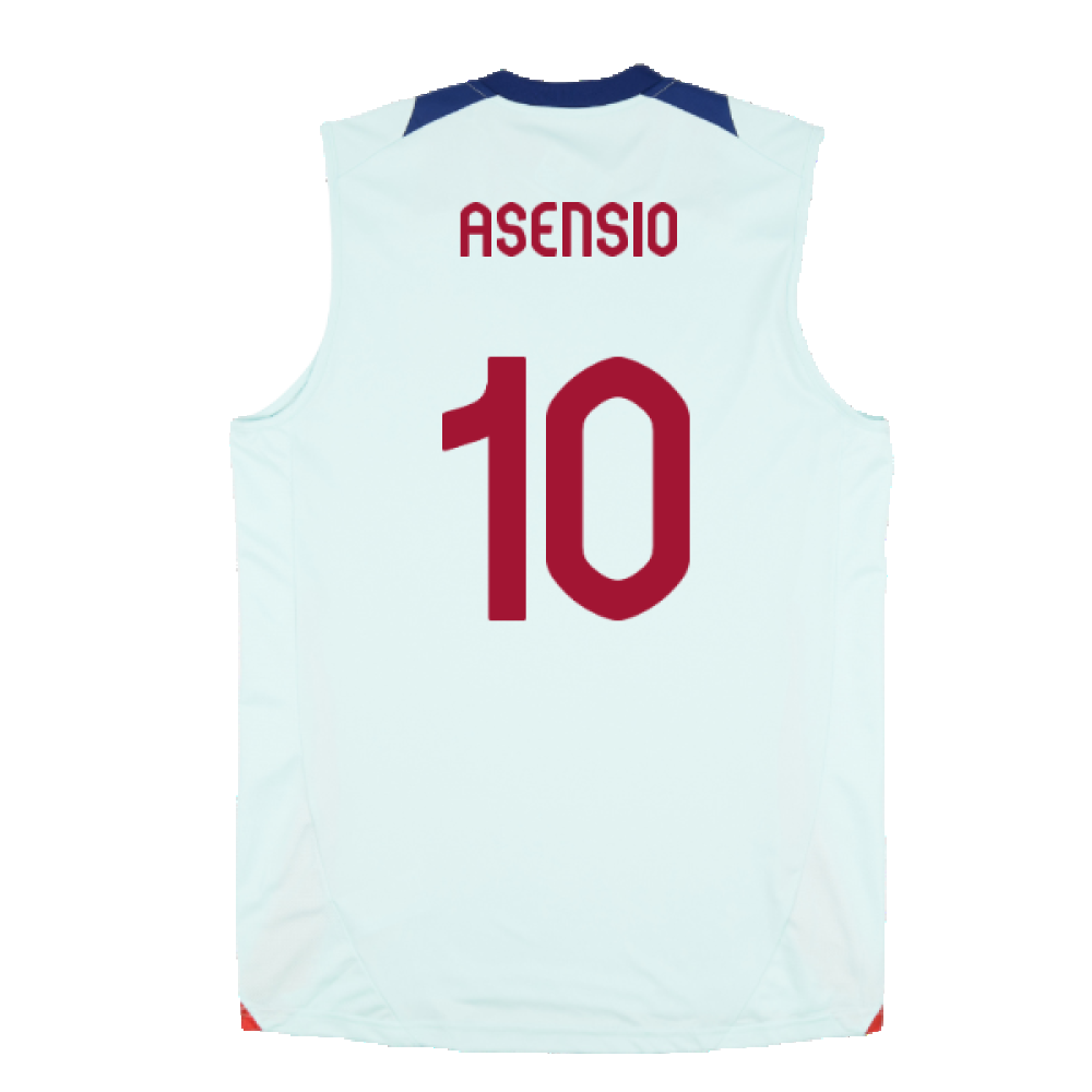 2024-2025 Spain Sleeveless Jersey (Mint) (Asensio 10)