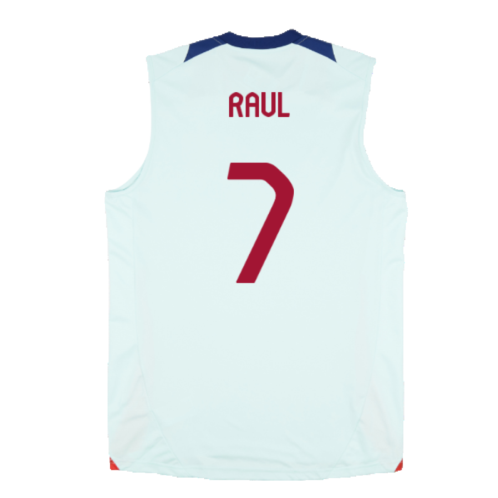 2024-2025 Spain Sleeveless Jersey (Mint) (Raul 7)