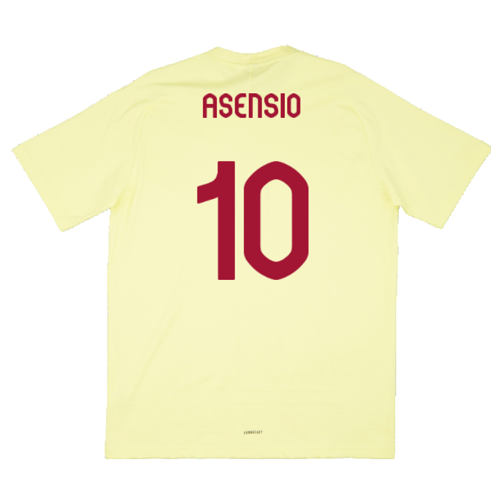 2024-2025 Spain Travel Tee (Yellow) (Asensio 10)