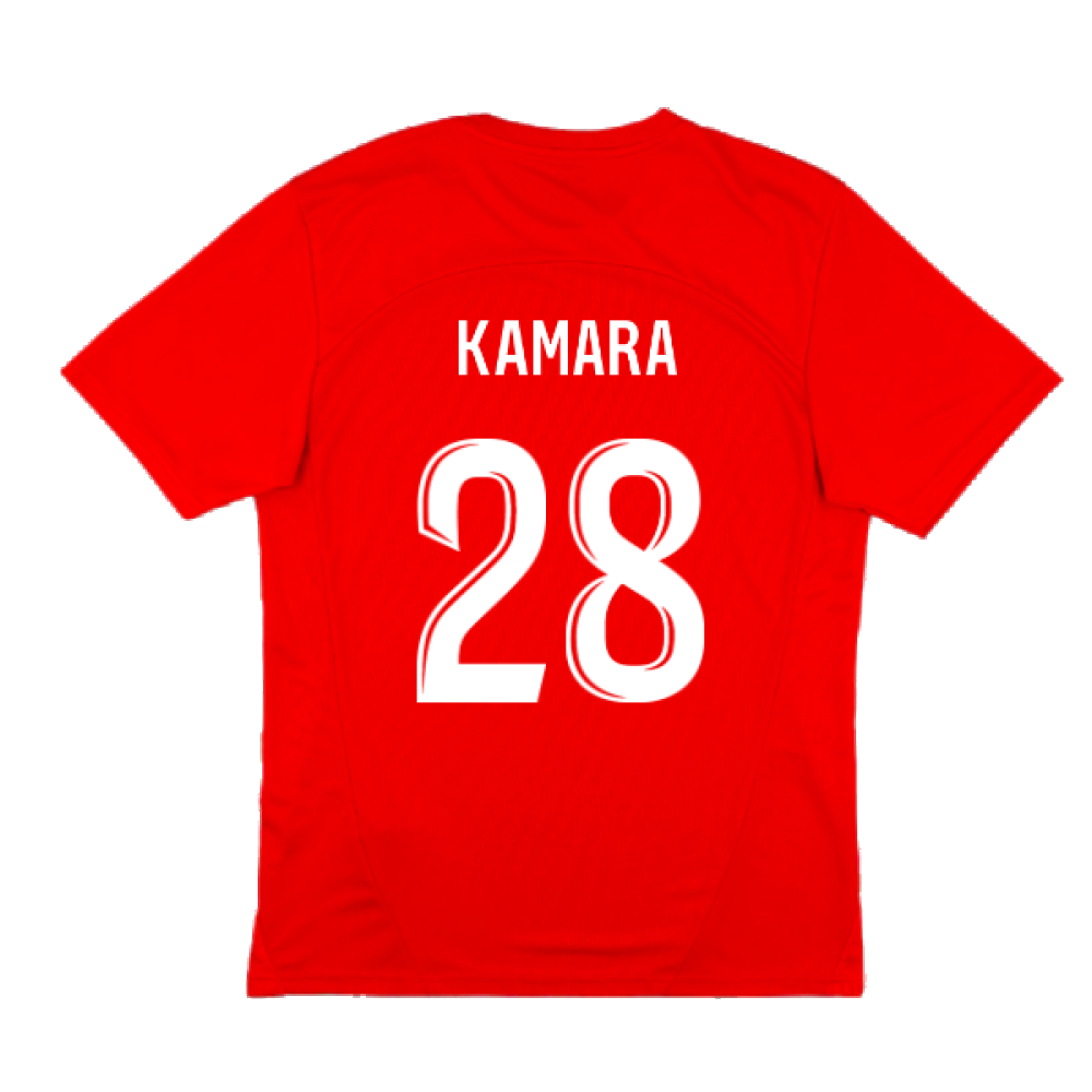 2024-2025 Stade Rennais Training Jersey (Red) (Kamara 28)