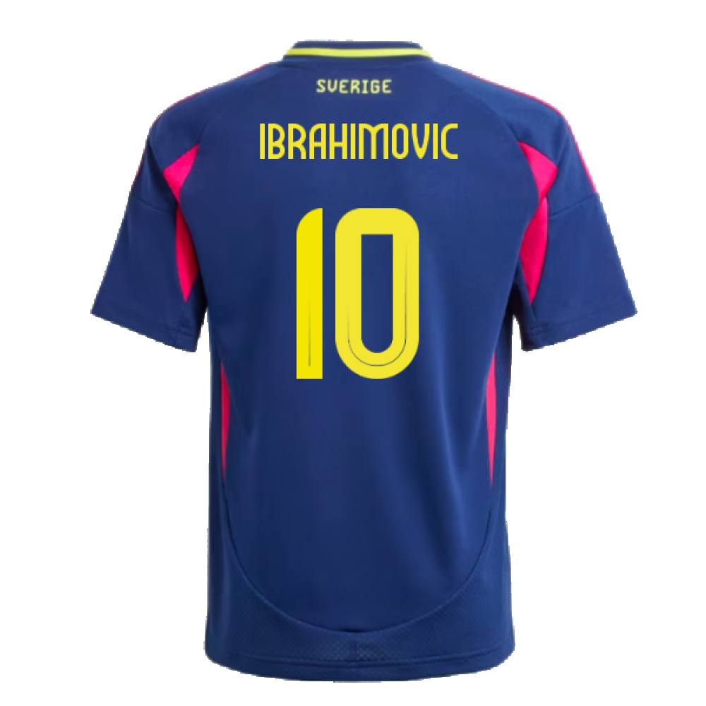 2024-2025 Sweden Away Shirt (Kids) (IBRAHIMOVIC 10)