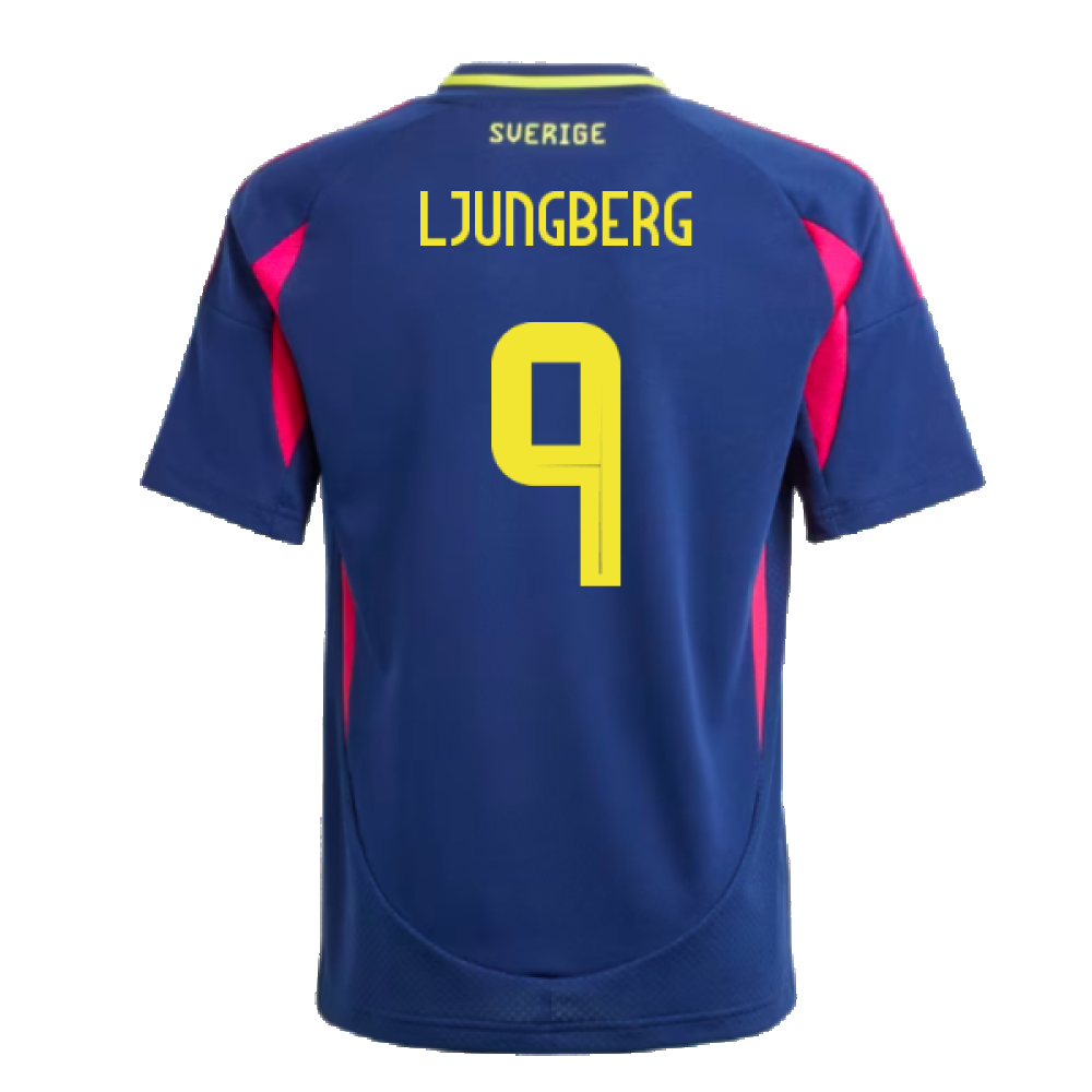 2024-2025 Sweden Away Shirt (Kids) (LJUNGBERG 9)
