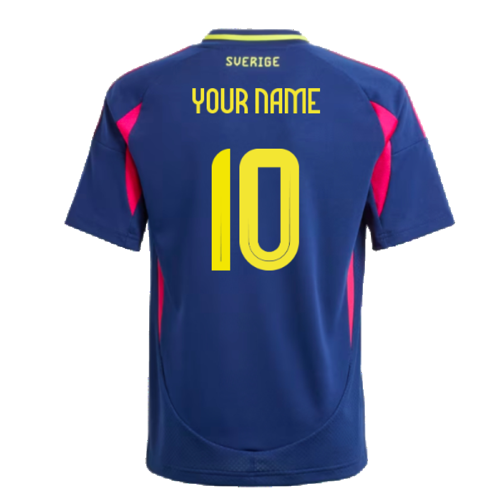2024-2025 Sweden Away Shirt (Kids) (Your Name)