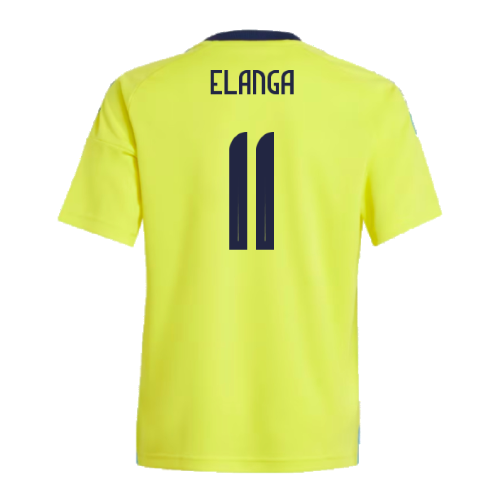 2024-2025 Sweden Home Fan Shirt (Kids) (ELANGA 11)