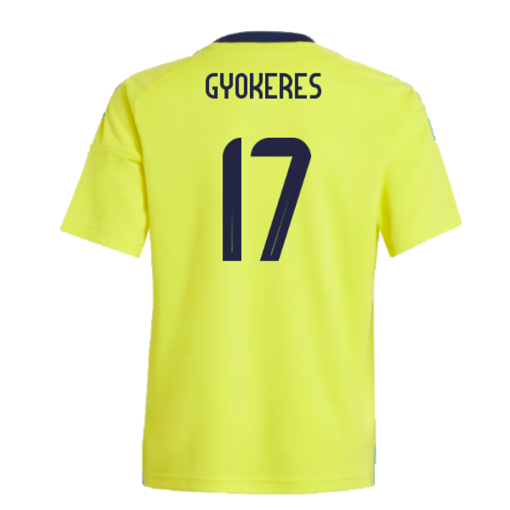 2024-2025 Sweden Home Fan Shirt (Kids) (GYOKERES 17)