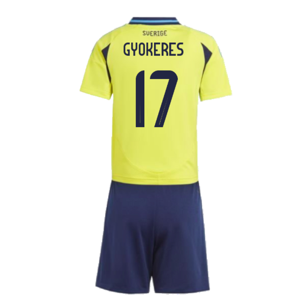 2024-2025 Sweden Home Mini Kit (GYOKERES 17)