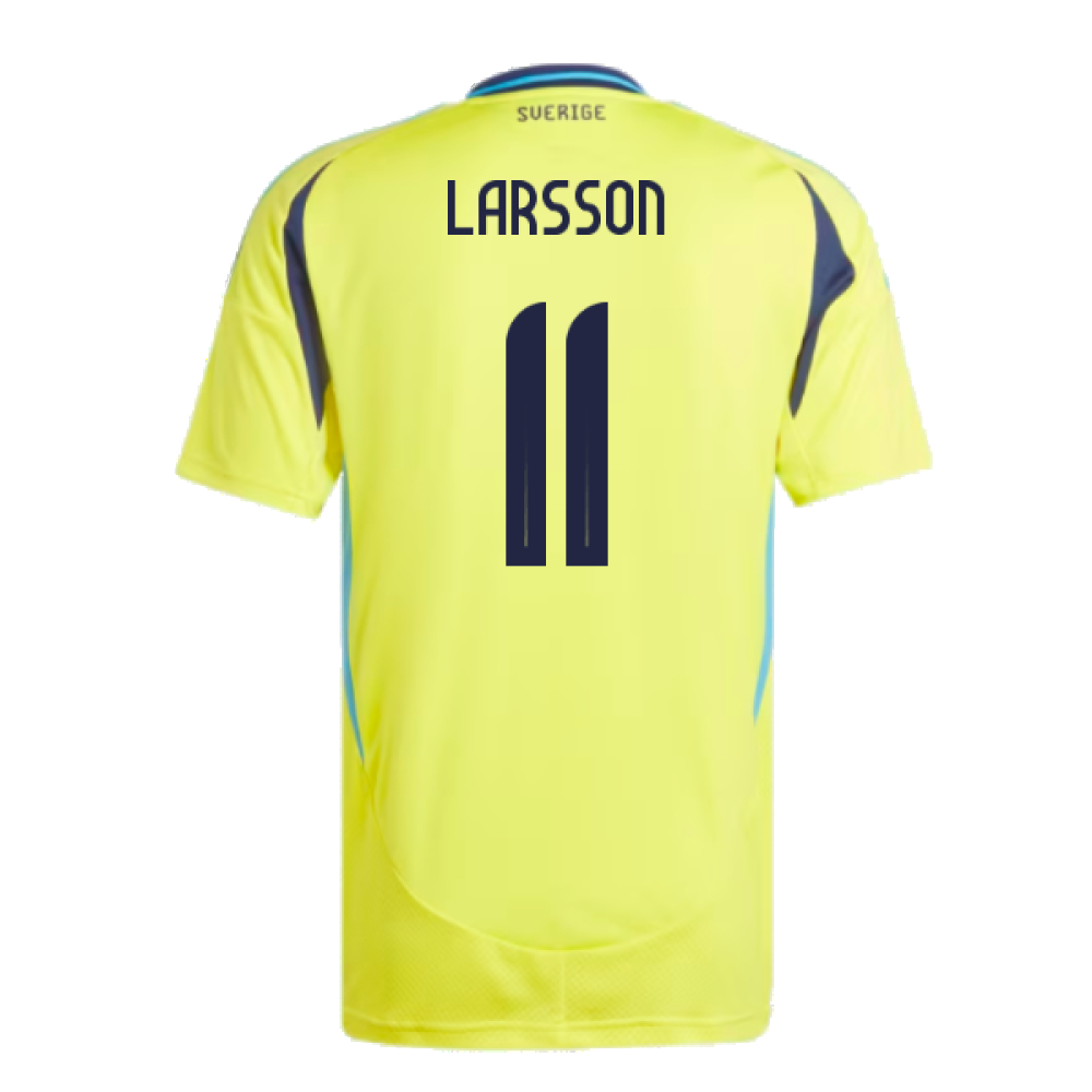 2024-2025 Sweden Home Shirt (LARSSON 11)