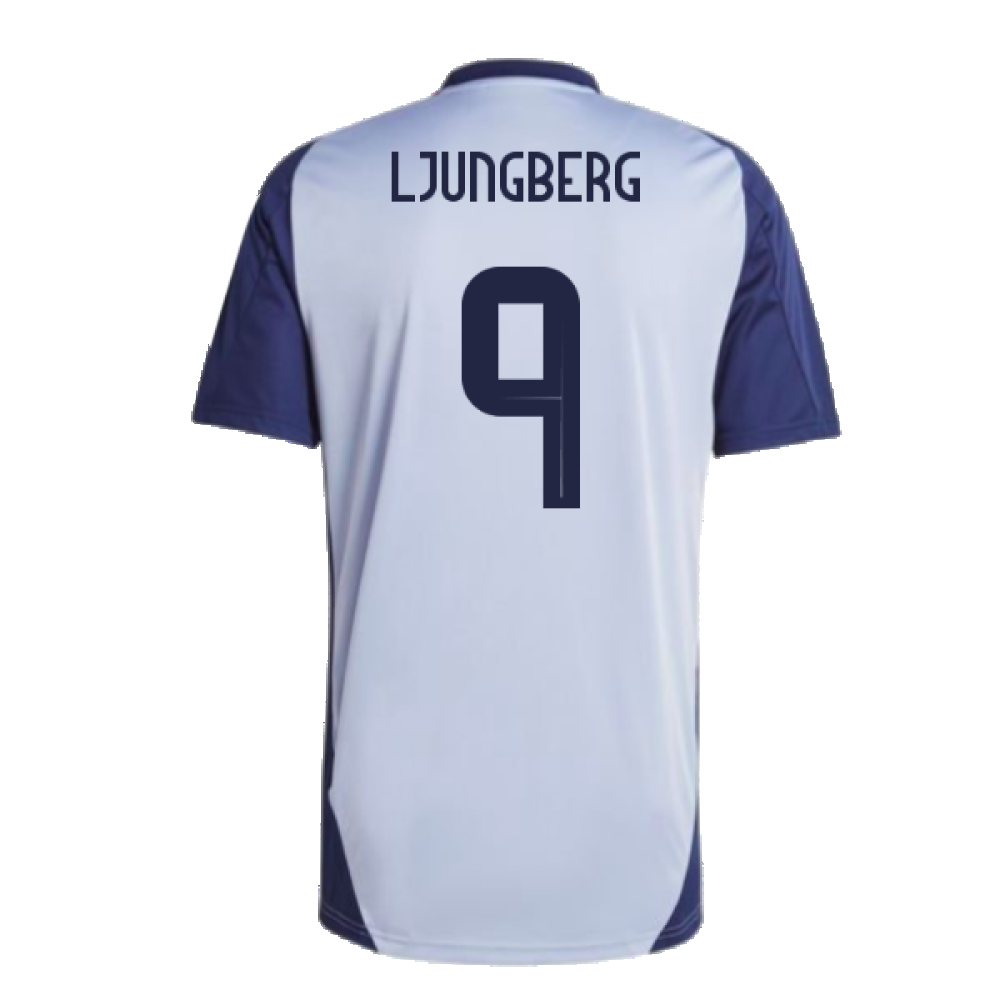 2024-2025 Sweden Training Jersey (Blue) (LJUNGBERG 9)