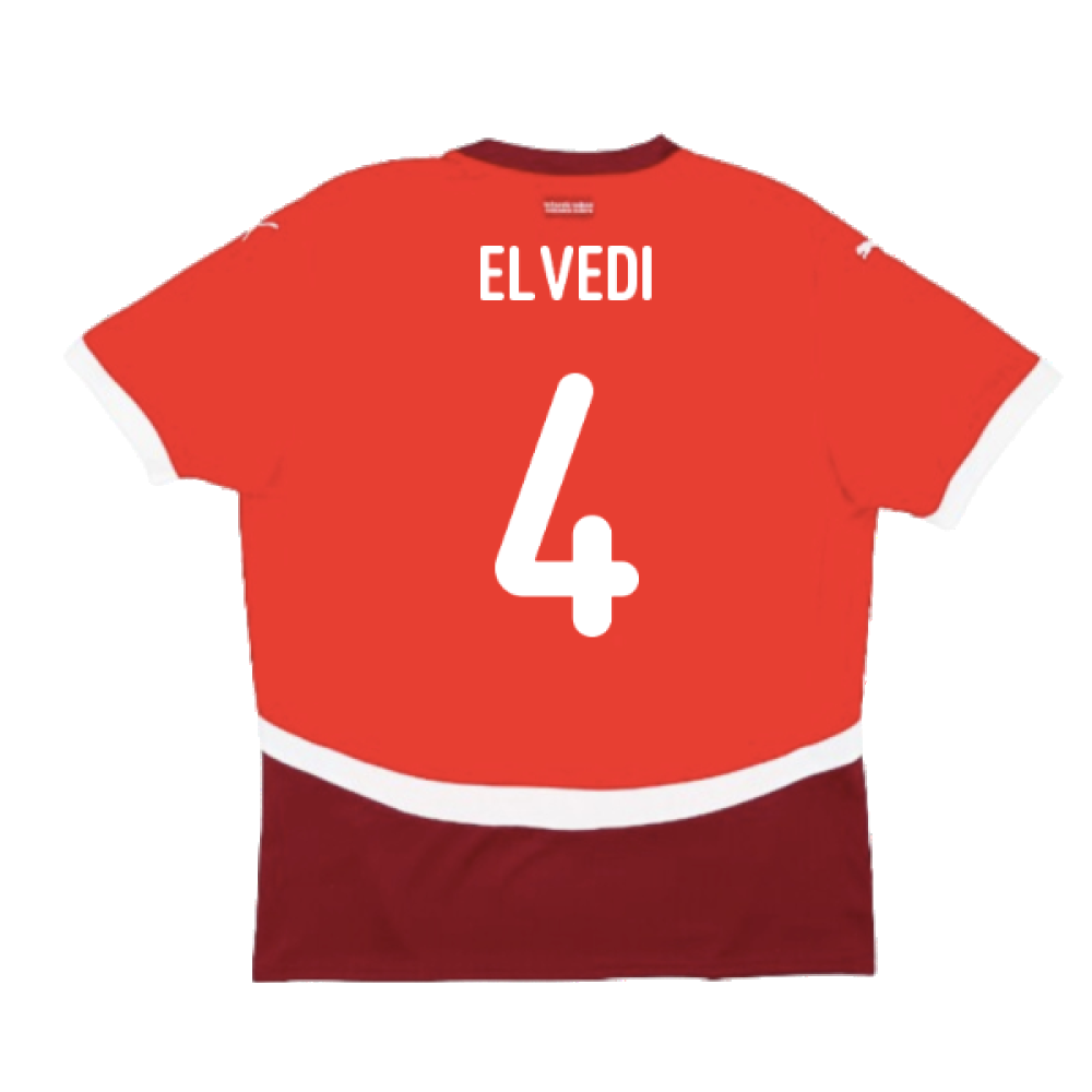 2024-2025 Switzerland Home Shirt (Elvedi 4)