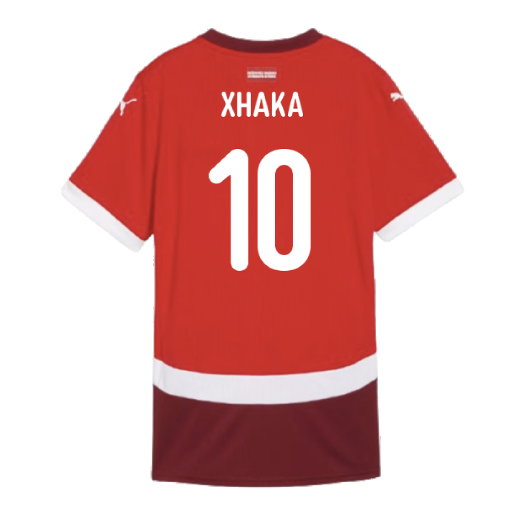 2024-2025 Switzerland Home Shirt (Ladies) (Xhaka 10)