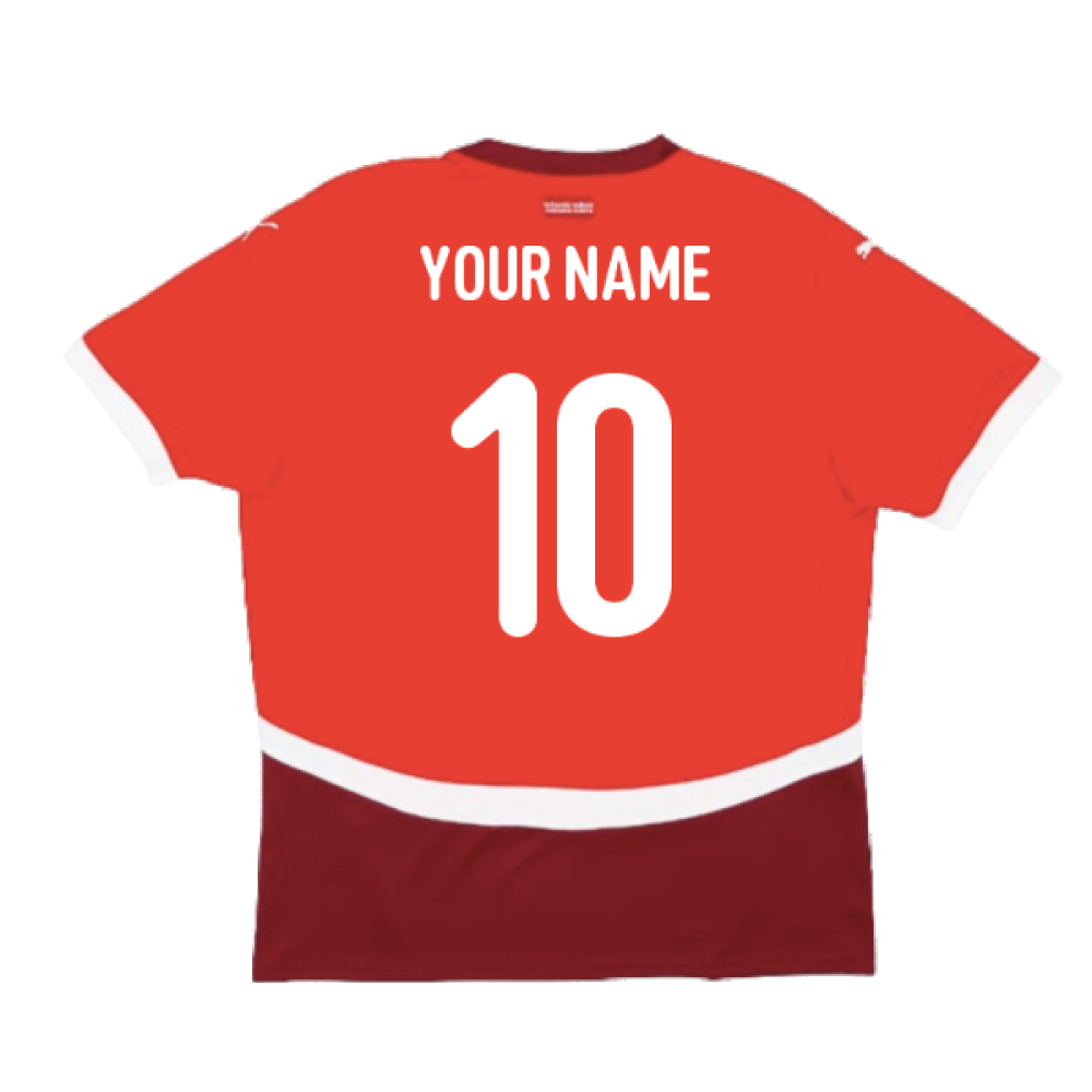 2024-2025 Switzerland Home Shirt (Your Name)