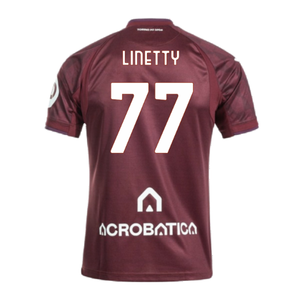 2024-2025 Torino Replica Home Shirt (Linetty 77)