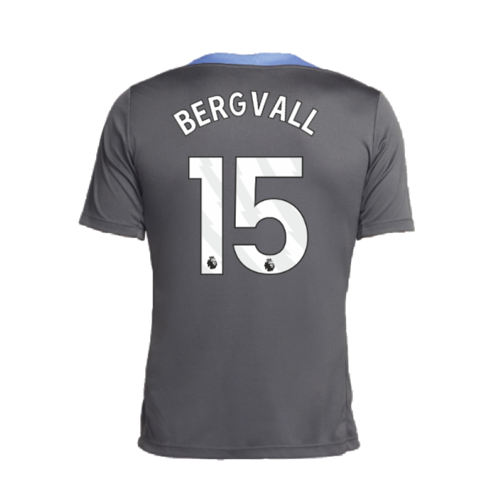 2024-2025 Tottenham Dri-Fit Strike Training Shirt (Dark Grey) (Bergvall 15)