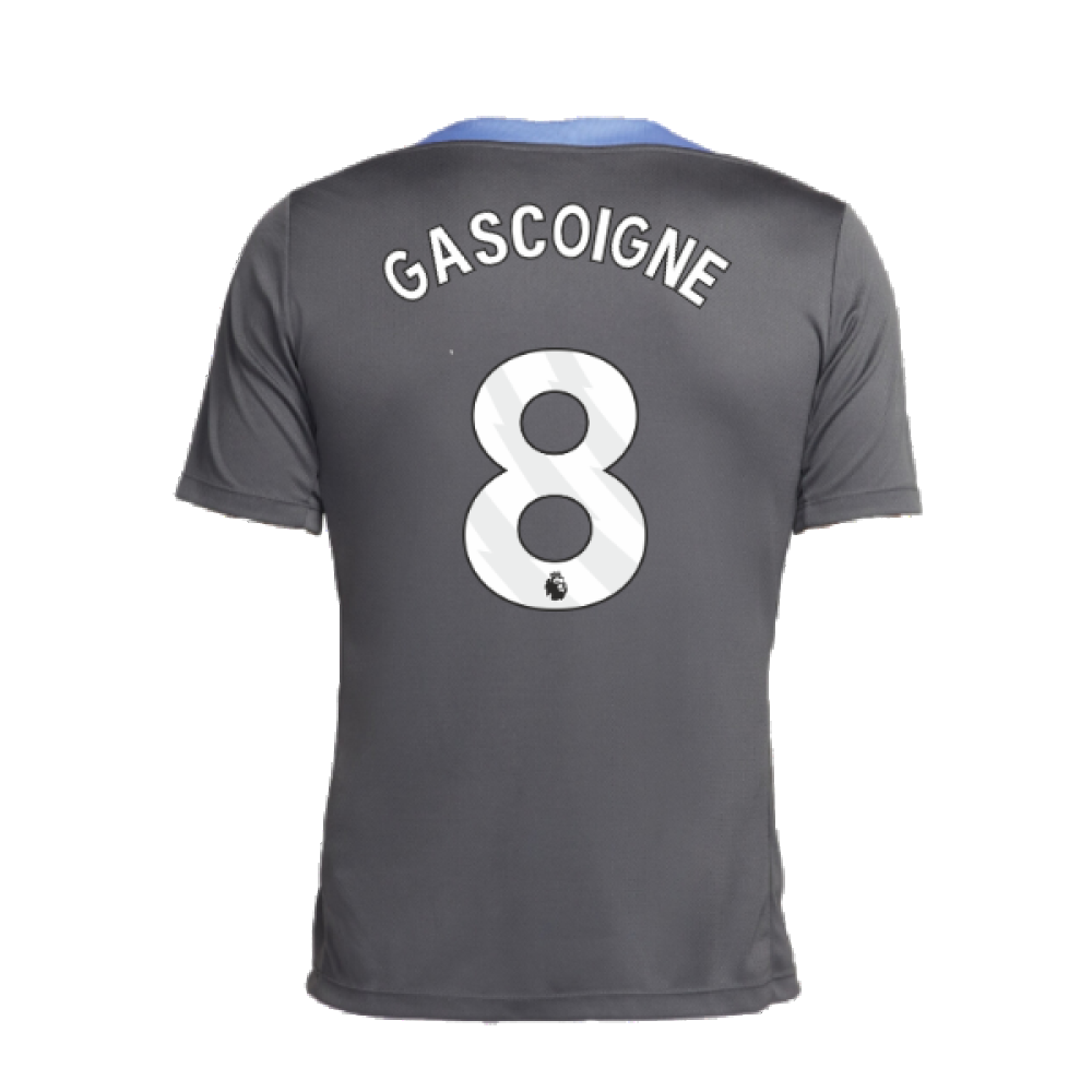 2024-2025 Tottenham Dri-Fit Strike Training Shirt (Dark Grey) (Gascoigne 8)