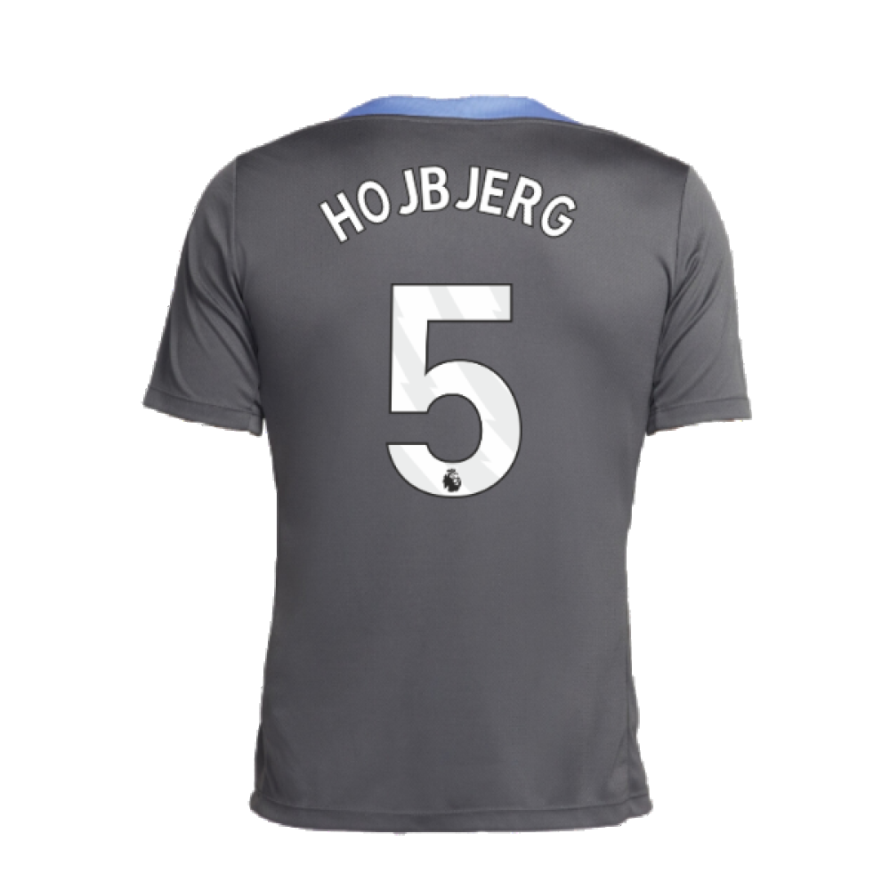 2024-2025 Tottenham Dri-Fit Strike Training Shirt (Dark Grey) (Hojbjerg 5)