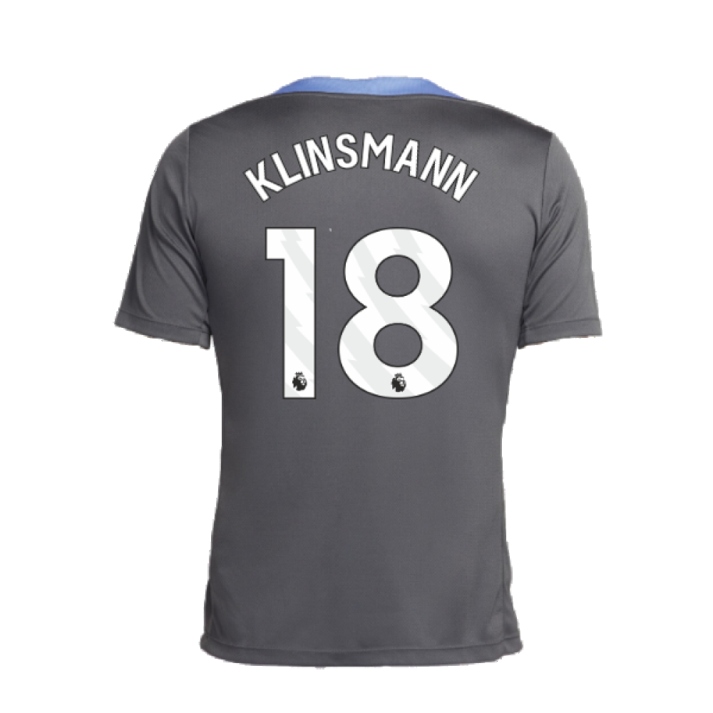 2024-2025 Tottenham Dri-Fit Strike Training Shirt (Dark Grey) (Klinsmann 18)