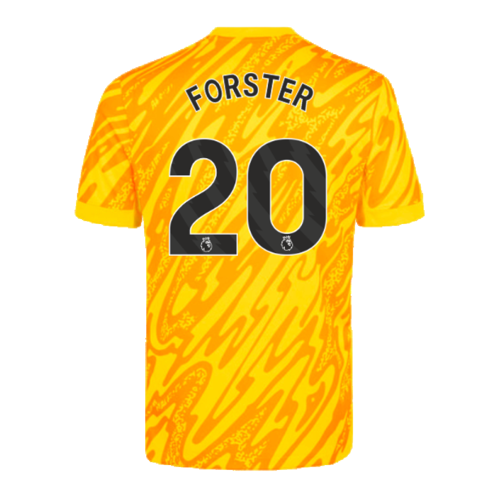 2024-2025 Tottenham Home Goalkeeper Shirt (Orange) - Kids (Forster 20)