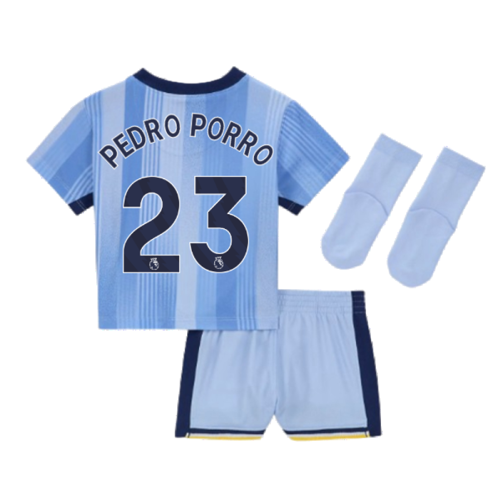 2024-2025 Tottenham Hotspur Away Baby Kit (Pedro Porro 23)