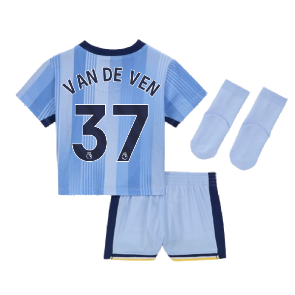 2024-2025 Tottenham Hotspur Away Baby Kit (Van De Ven 37)